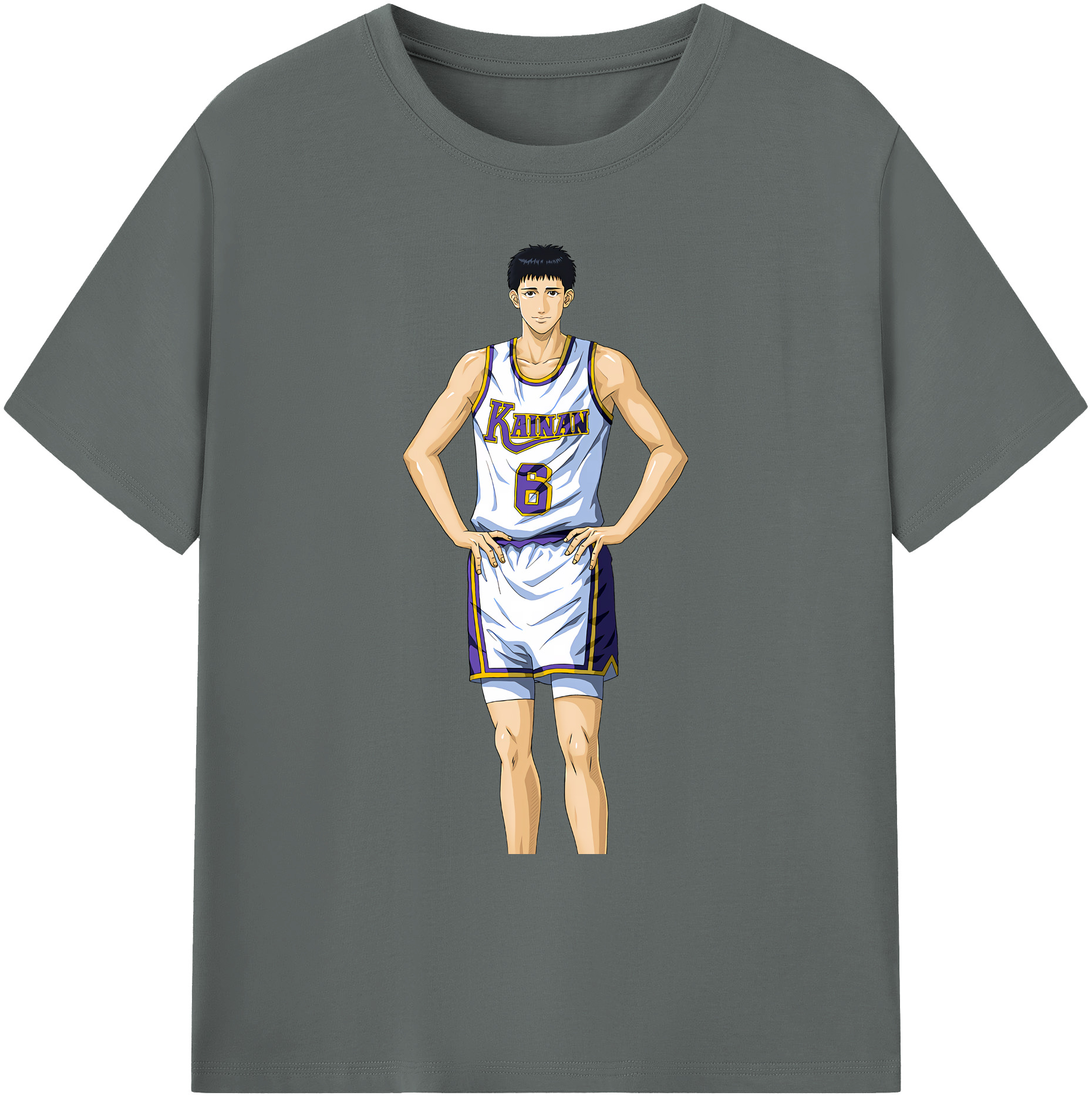 （画像用） SLAM DUNK／スラムダンク 綿100％ メンズ半袖Tシャツ｜肌触りやわらか＆通気性